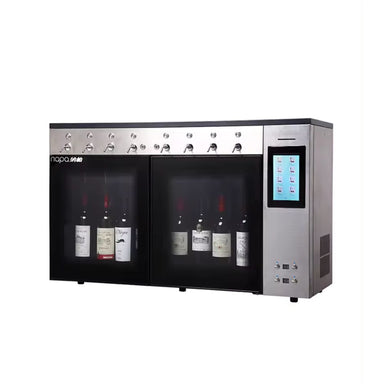 It's a sleek and modern way to store and serve your wine collection.