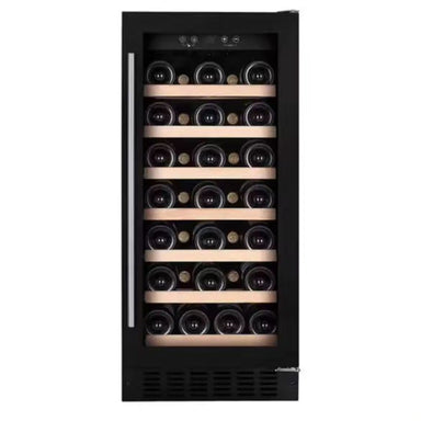 Expertly store and display up to 23 bottles of wine with the 23 Bottle Capacity Dual Zone Wine Cooler.