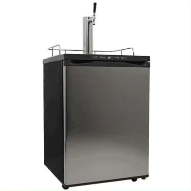 This kegerator offers a sleek, modern design and an easy-to-use digital display, making it the perfect addition to any home bar.