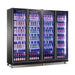4 large glass doors provide easy access to your beverages while also adding an attractive design to your space. 