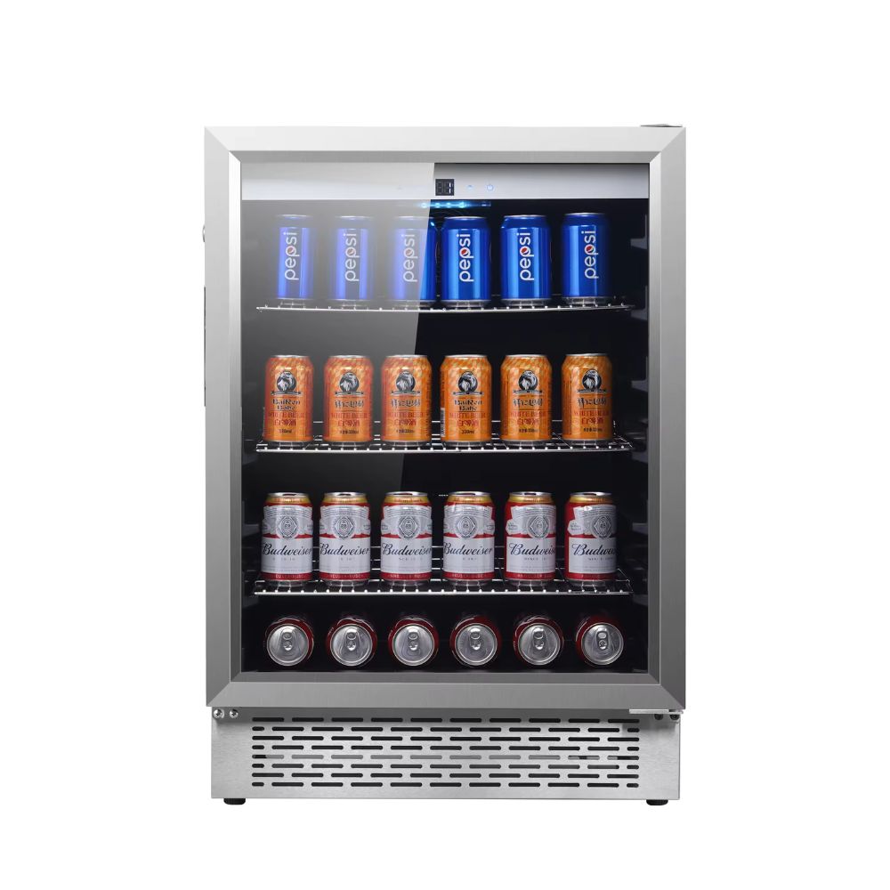 Stainless Steel 16" Built-In Beverage Cooler