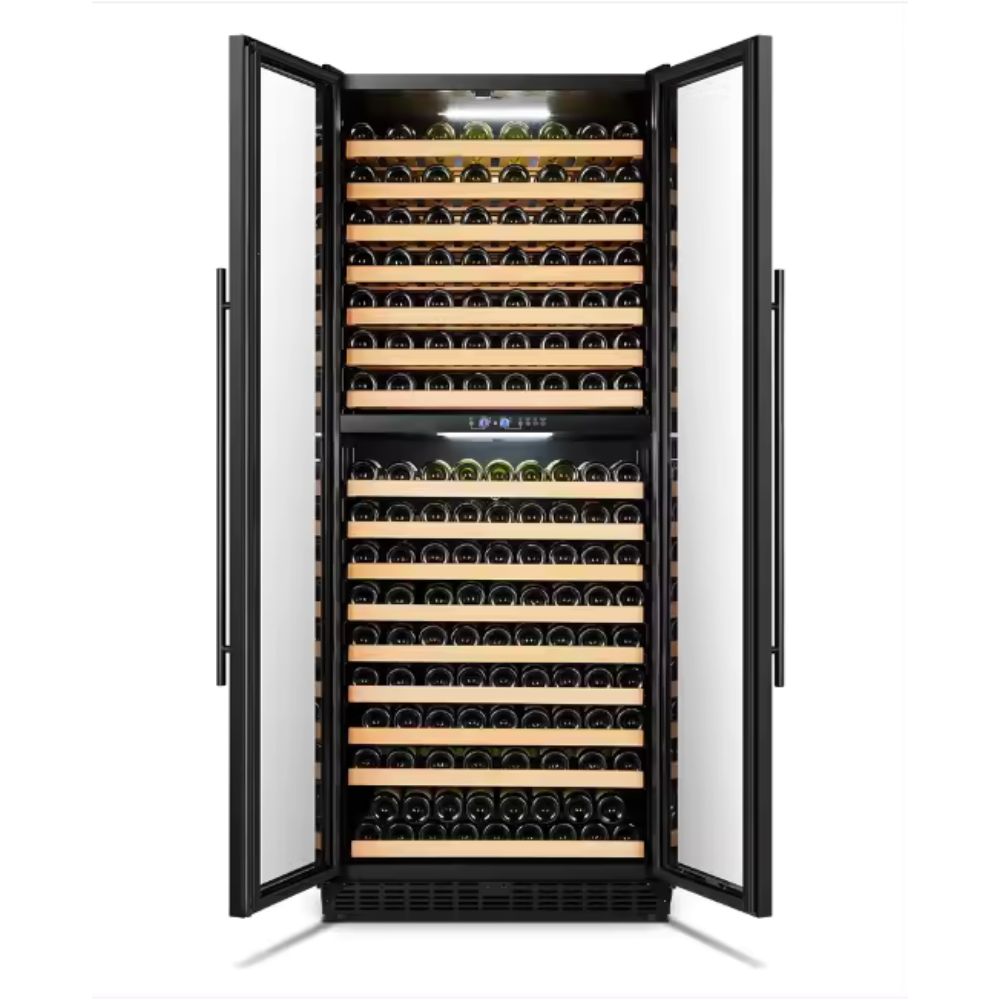 Tall Black Door 289-Bottle Wine Cooler