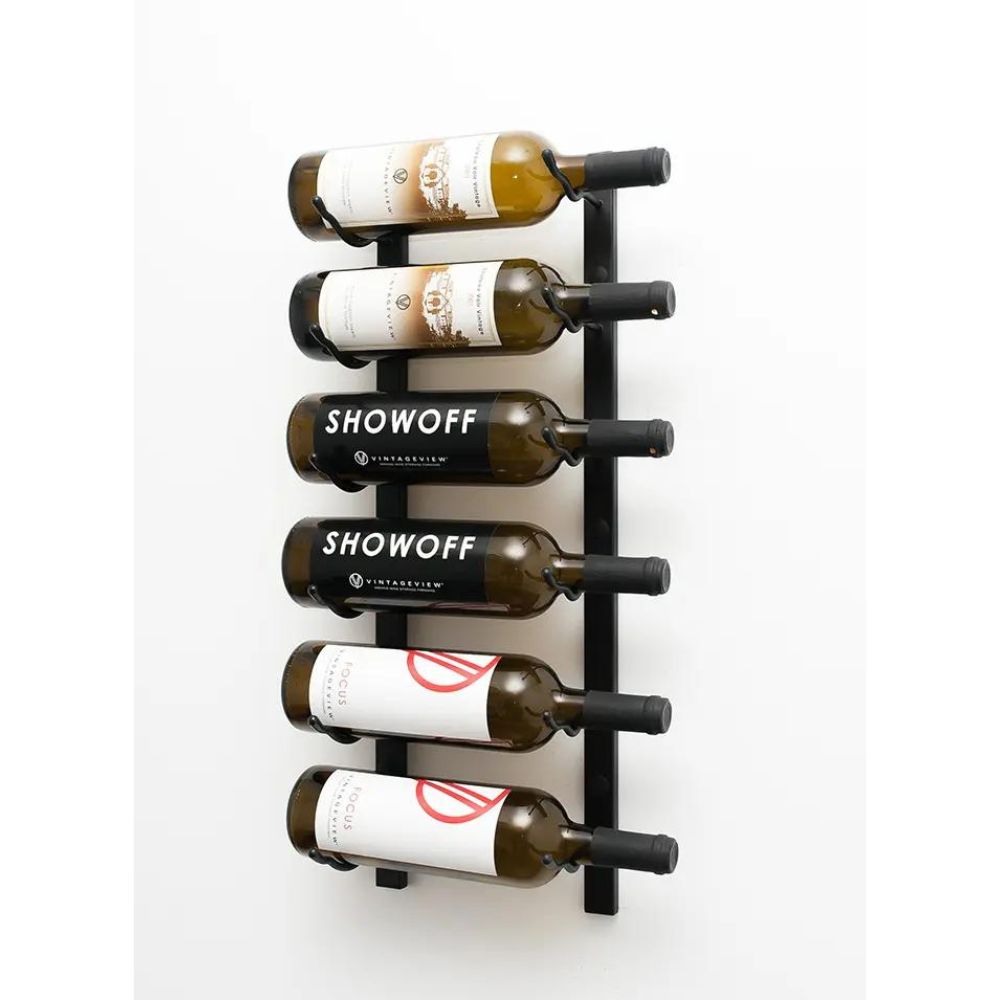 Wall Mount 6 Bottle Wine Rack